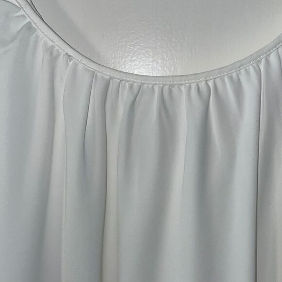 White dress with lace, spaghetti straps, and lining, new without tags - Picture 4 of 13